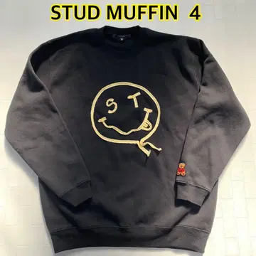 STUD MUFFIN 스터드마핀 맨투맨 블랙 4