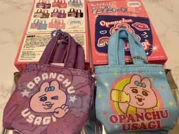 빤쮸토끼 시크릿 미니미니 토트백 키링 2개 세트