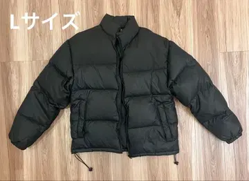 [남성용] 다운 자켓 [L 사이즈] 경량 따뜻한 블랙 방한 다운 70