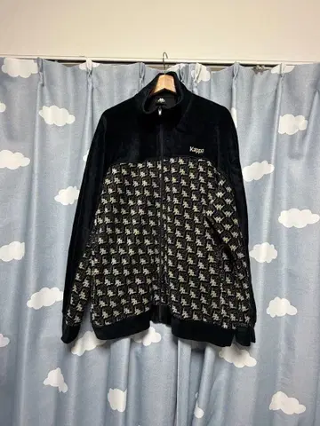 GUxKappa XL 트랙 자켓 저리 벨로아 블루종