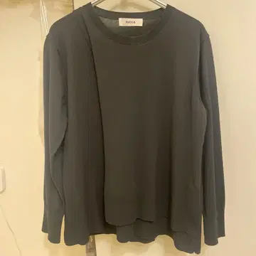 ZUCCA 블랙 긴팔 티셔츠 긴팔 티셔츠 M