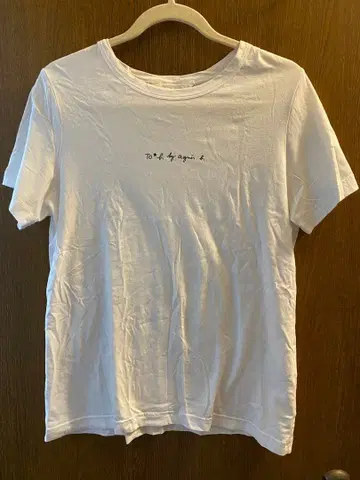애니에스 베 화이트 T셔츠 사이즈 40