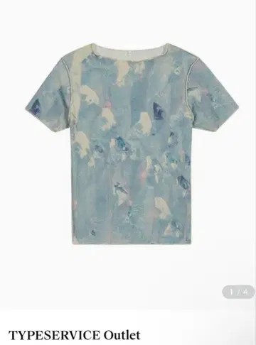 TYPESERVICE 반팔 T셔츠 블루 계열