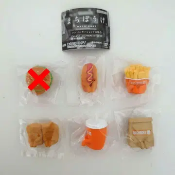 가챠 기다림 햄버거샵의 경우 5종 세트
