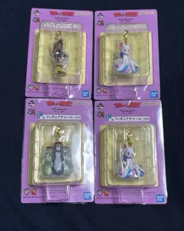 톰과 제리 1번 복권 F상 피규어 참 투들스 4개 세트