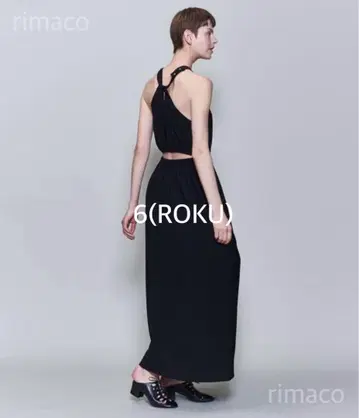 6(ROKU) 백 슬릿 드레스/원피스
