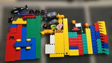 레고 듀플로 동물원 블록 세트