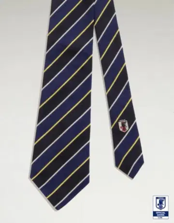 [ 미사용 새상품 ] 던힐 JFA 2025 우븐 타이 블루 일본 대표