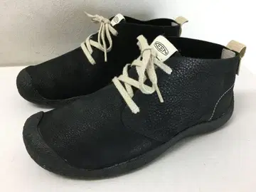 킨 28cm 새상품급 블랙 계열 모우지 차카 가죽 스니커즈