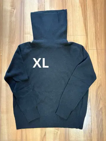 UNIQLO 캐시미어 오프 터틀 스웨터 블랙 XL