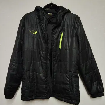 BODYMAKER 후드 부착 점퍼 블랙