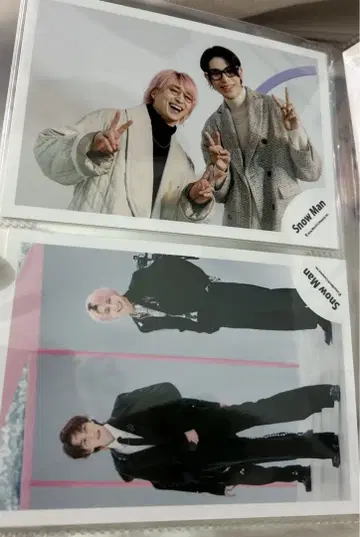 SnowMan 공식 사진 묶음 판매