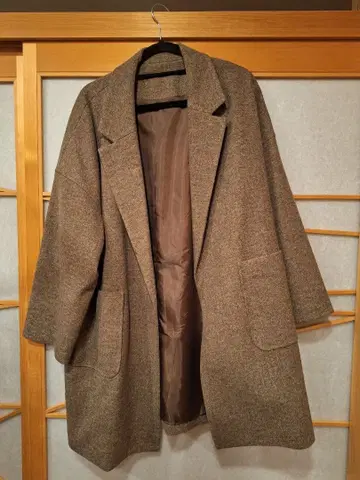 Mila Owen 브라운 롱 코트 ONE SIZE