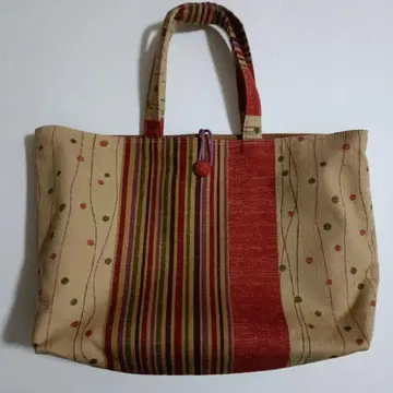 스트라이프 디자인 토트백