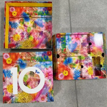 Mrs. GREEN APPLE 10 빈 박스 클리어 포스터