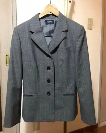 12 ] 수트 그레이 스트라이프 위 9호 아래 11호 애스콧