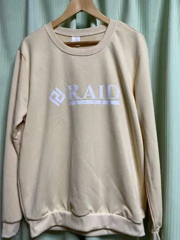 RAID JAPAN 쾌적 트레이너 베이지 LL 미사용 새상품