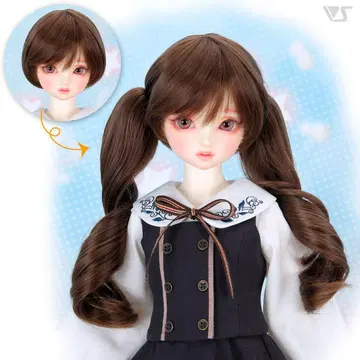 보크스 테일 헤어 클립 (컬 Charcoalbrown) 돌피 전 대응