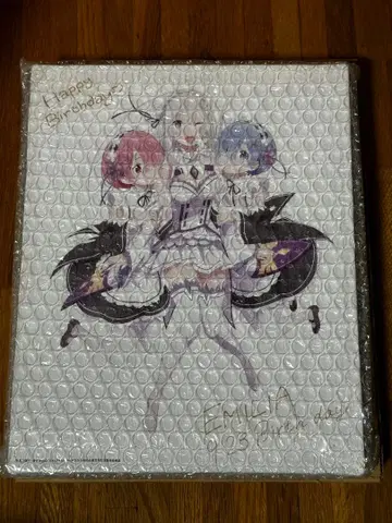 Re: 제로에서 시작하는 이세계 생활 에밀리아 생일 캔버스 아트 2