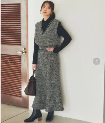 안데뮤 트위드 셋업