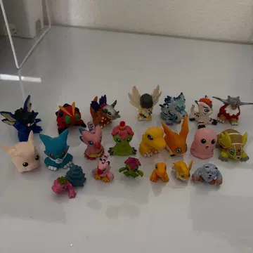 디지몬 손가락 인형 15개 중고 디지몬 피규어 6개