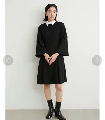 릴리 브라운 lilybrown 바이컬러 레이스 원피스