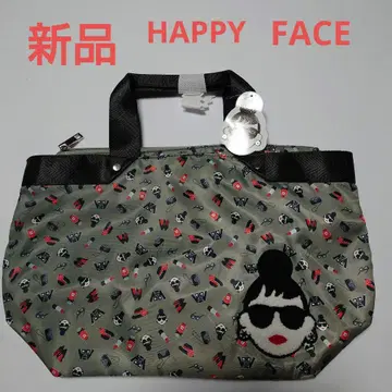 [새상품] HAPPY FACE 토트백