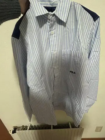 FILA 스트라이프 긴팔 셔츠 L 사이즈
