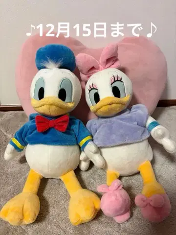 도널드 덕과 데이지 덕 봉제 인형 세트