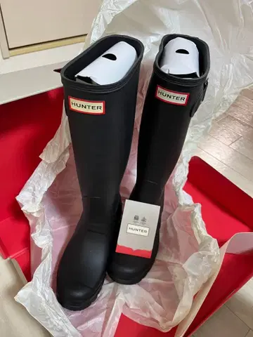 헌터 부츠 24cm 미사용