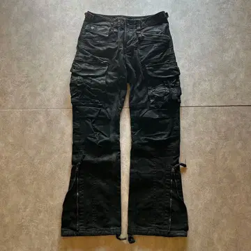 archive grunge gimmick denim pants black