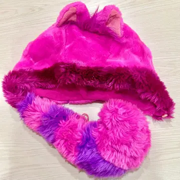 체셔 고양이 꼬리 달린 팬캡