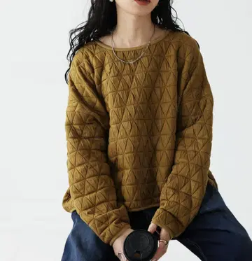 안티카 퀼팅 풀오버