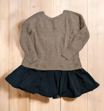 FONCE 튜닉풍 울 니트