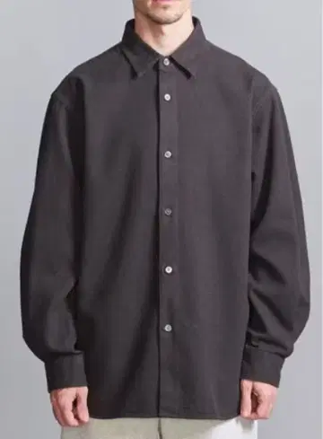 BEAUTY&YOUTH 다크 그레이 긴팔 셔츠