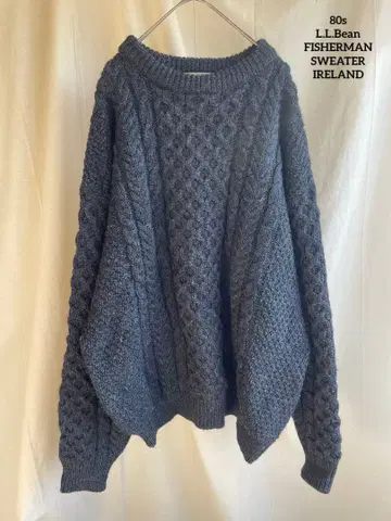 [ L.L.Bean ] 80s 피셔맨 스웨터 아일랜드 제조