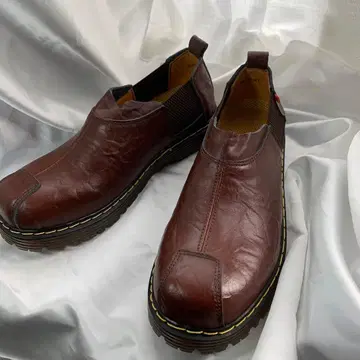 가죽 신발 천연 가죽 26cm 깔창 포함!