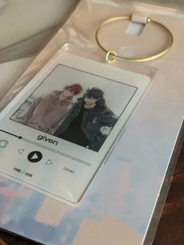 기운전 재생 화면풍 아크릴 키링