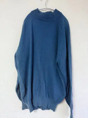 JAPAN vintage 캐시미어 스웨터 블루
