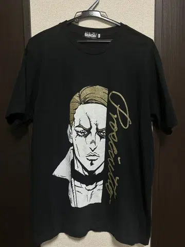 프로슈토 암살자 팀 T셔츠 블랙 L 사이즈 프리미엄 반다이