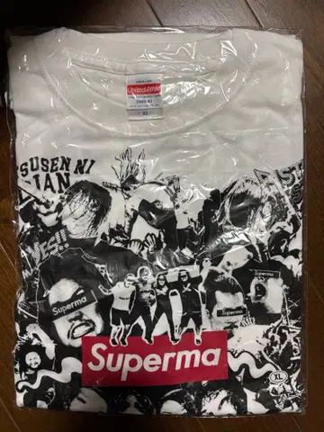 [ 미개봉 새상품 ] 맥시멈 더 호르몬 MTH 스페르마 셔츠 화이트 XL