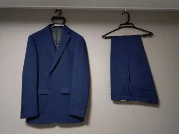 ORIHICA 네이비 스트라이프 비즈니스 정장 A5