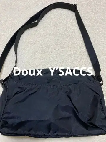 [ 새상품급 ] Y'SACCS 이자크 숄더백 나일론 블랙 숄더