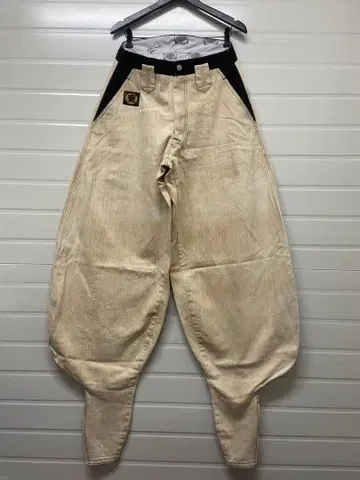 카세야마 연장 작업복 [초목 데님] 특별 제작품 B-2 노랑 가루