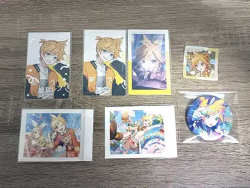 카가미네 렌 카드 캔 배지 세트