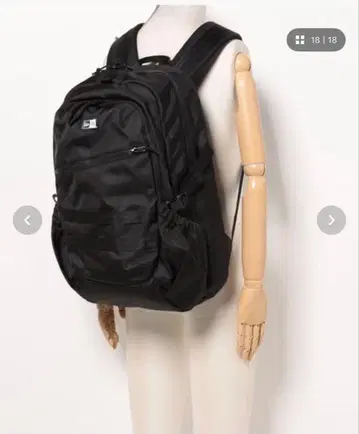 New Era 블랙 백팩