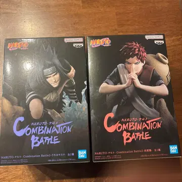 BANDAI 나루토 사스케 피규어 2체 세트