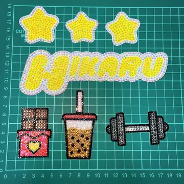 부채 데코 스티커 이와모토 히카루