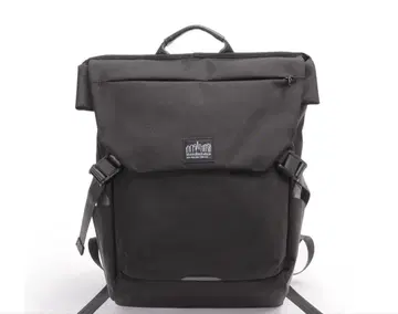 블랙 롤탑 백팩 나일론제