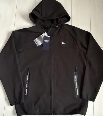 새상품 M사이즈 Reebok 리복 풀 집업 후드티 자켓 블랙